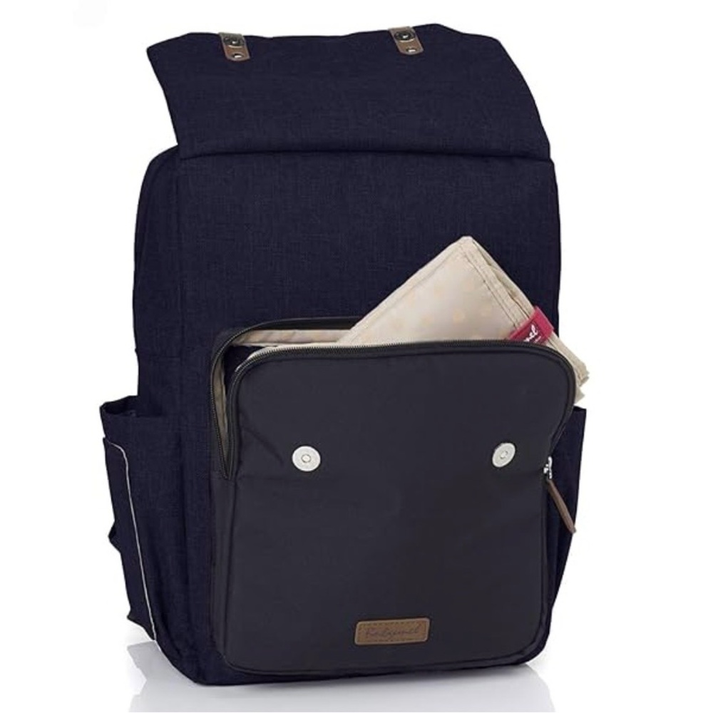 Babymel George Unisex Diaper Backpack in Grey - Picture 12 of 13